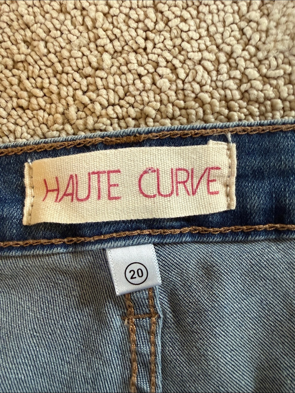 Mid Wash Distressed Skinny Jeans - Blue - Picture 2 of 4